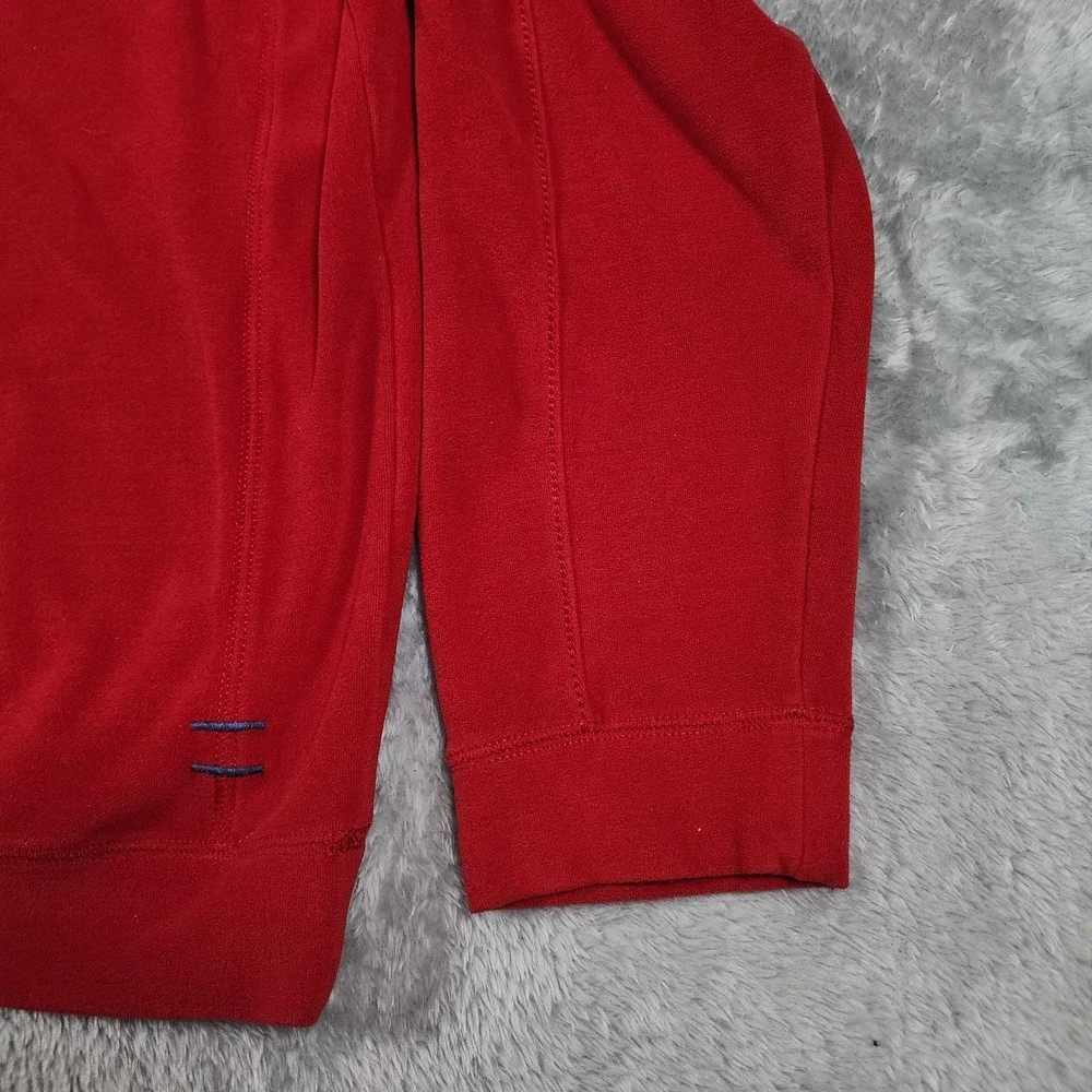 Tommy Bahama Sweater Mens Extra Large Red Paradise Tech Half Zip Stretch Marlin‎